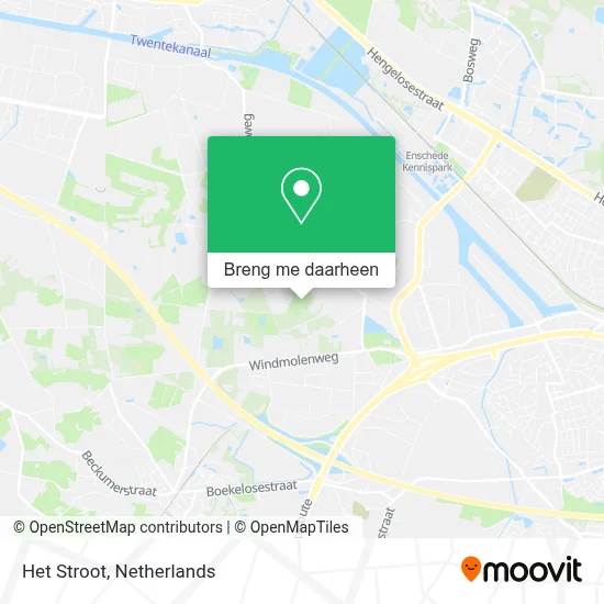 Het Stroot kaart