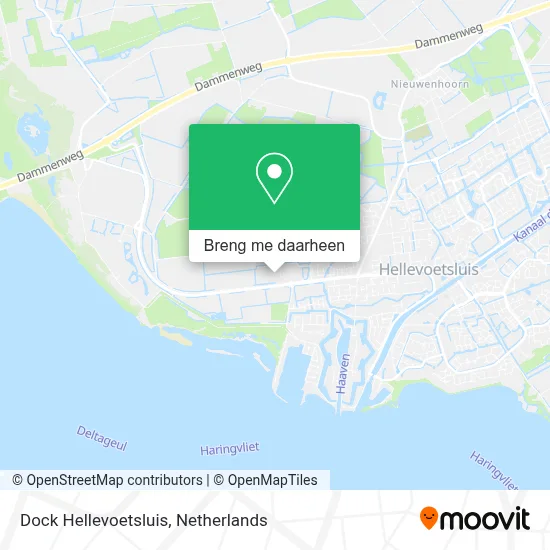Dock Hellevoetsluis kaart