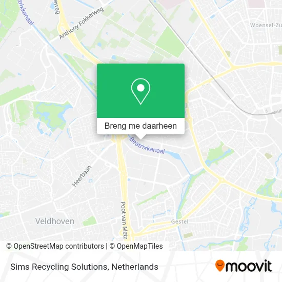 Sims Recycling Solutions kaart