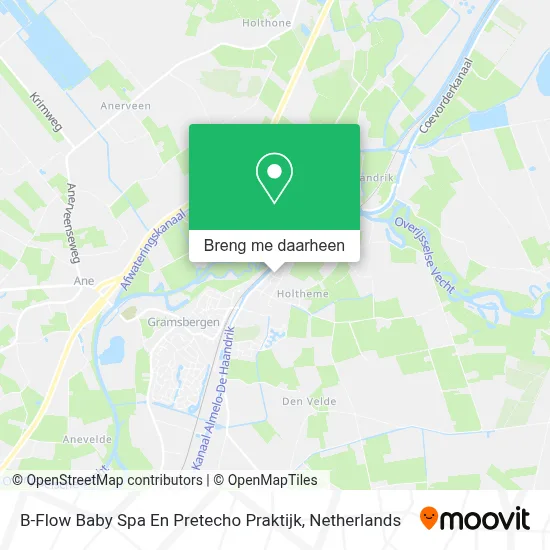 B-Flow Baby Spa En Pretecho Praktijk kaart