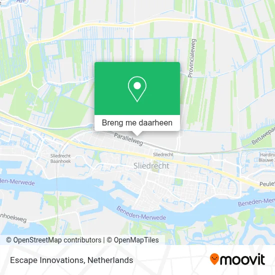 Escape Innovations kaart