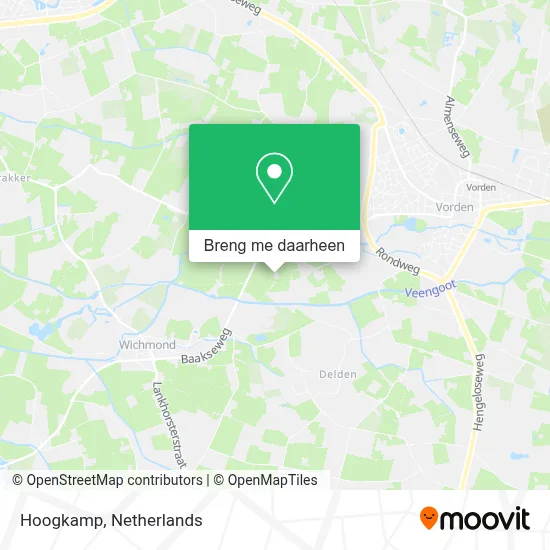 Hoogkamp kaart