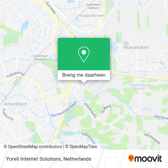Yorell Internet Solutions kaart