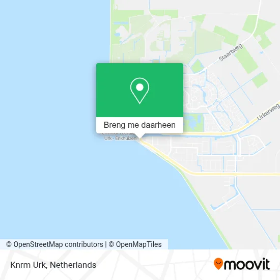 Knrm Urk kaart