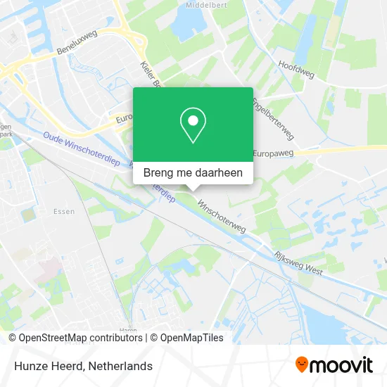 Hunze Heerd kaart
