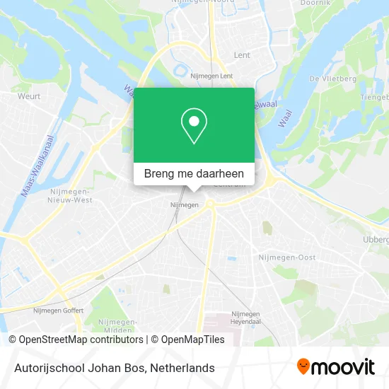 Autorijschool Johan Bos kaart