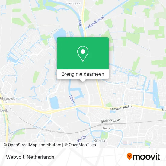 Webvolt kaart