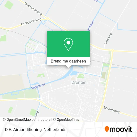 D.E. Airconditioning kaart
