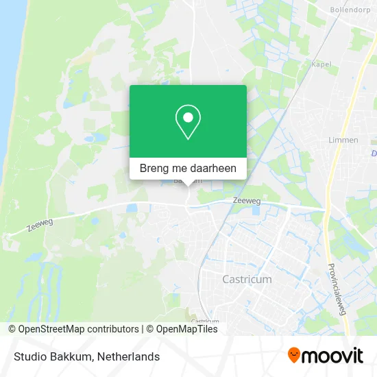 Studio Bakkum kaart