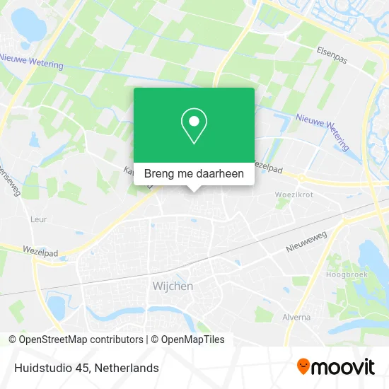 Huidstudio 45 kaart