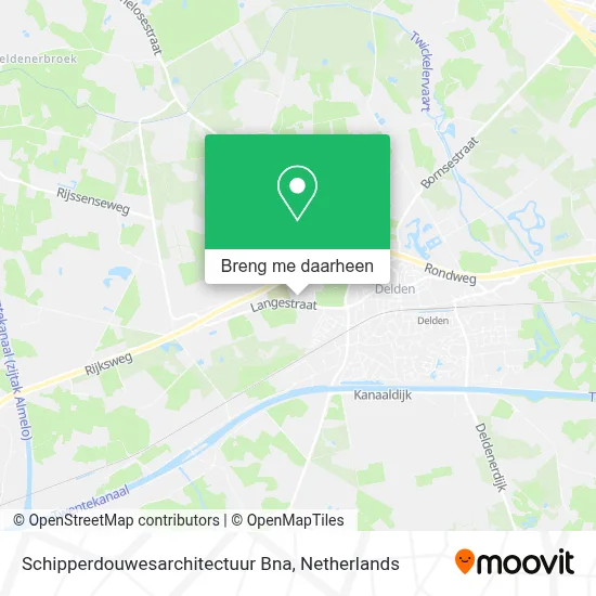Schipperdouwesarchitectuur Bna kaart