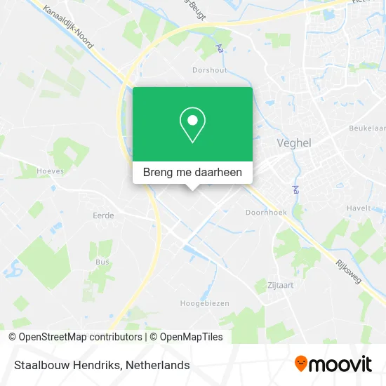 Staalbouw Hendriks kaart