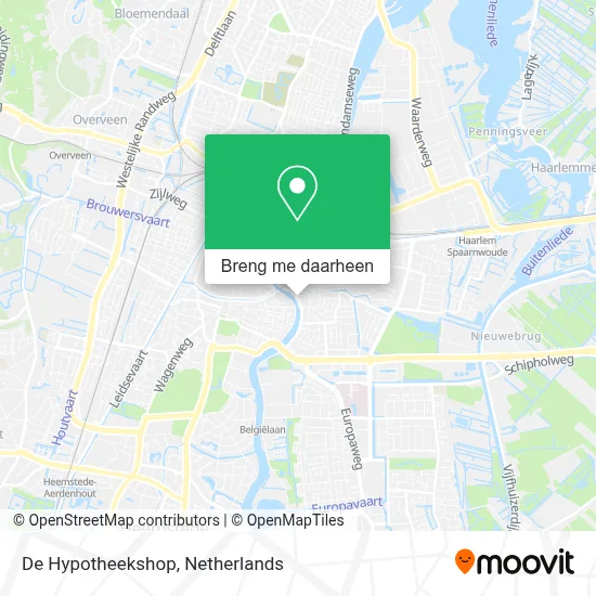 De Hypotheekshop kaart