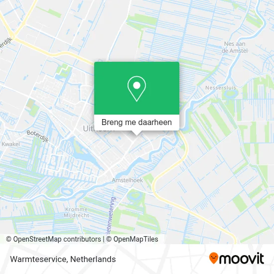 Warmteservice kaart