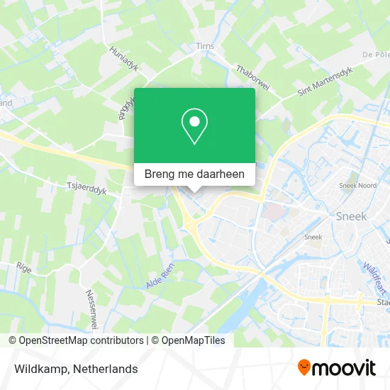 Wildkamp kaart