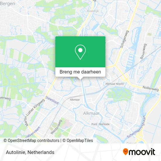 Autolinie kaart