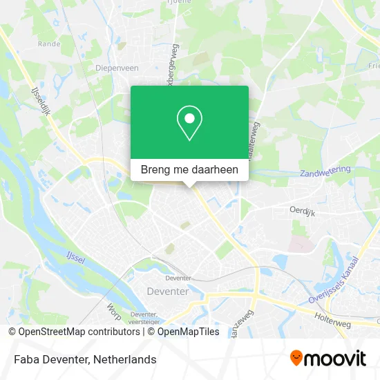 Faba Deventer kaart