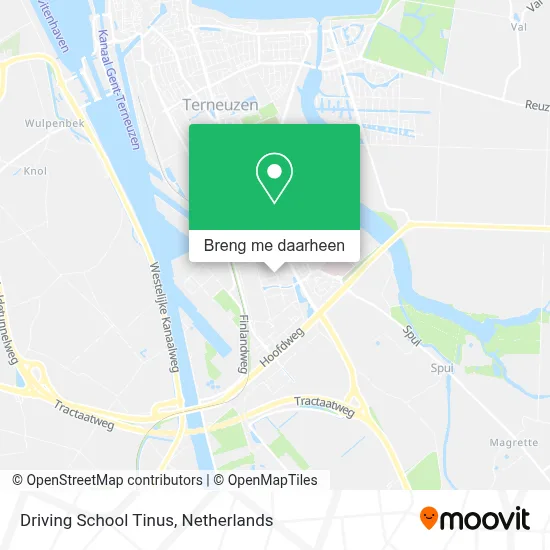 Driving School Tinus kaart