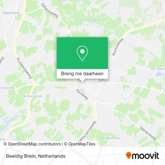 Beeldig Brein kaart