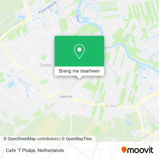 Cafe 'T Plukje kaart