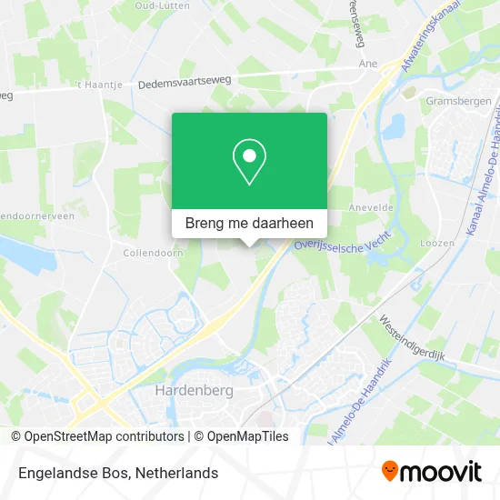 Engelandse Bos kaart