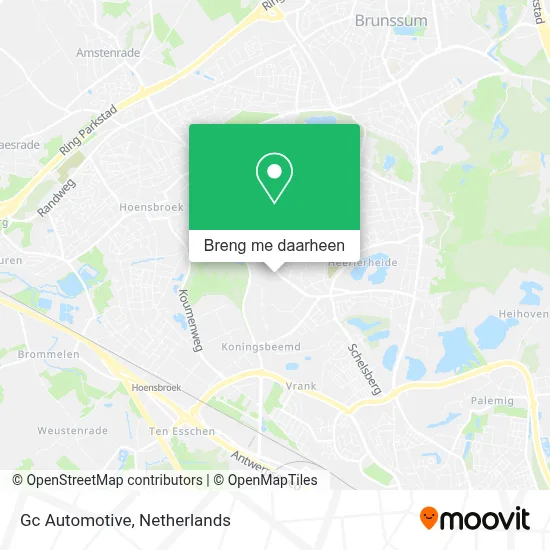 Gc Automotive kaart