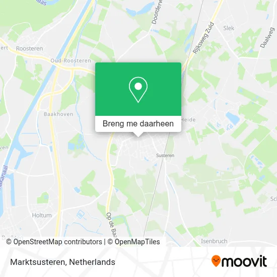 Marktsusteren kaart