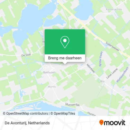 De Avonturij kaart