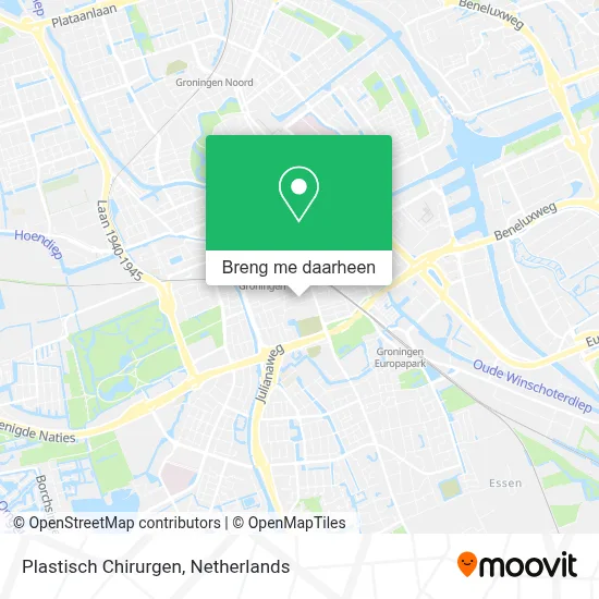 Plastisch Chirurgen kaart
