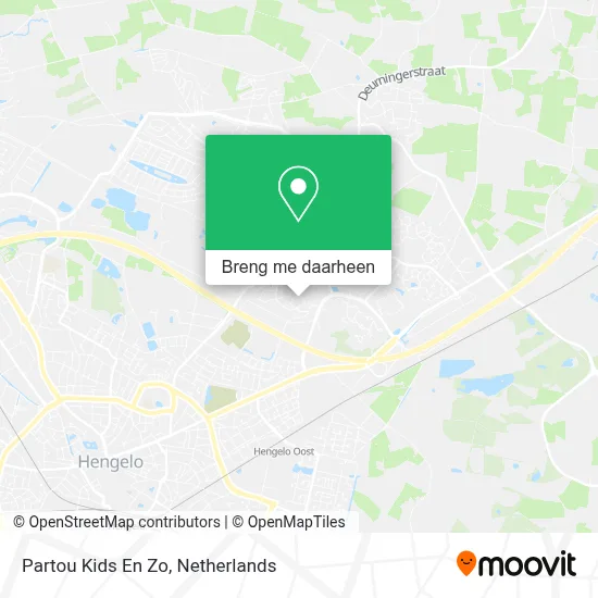 Partou Kids En Zo kaart