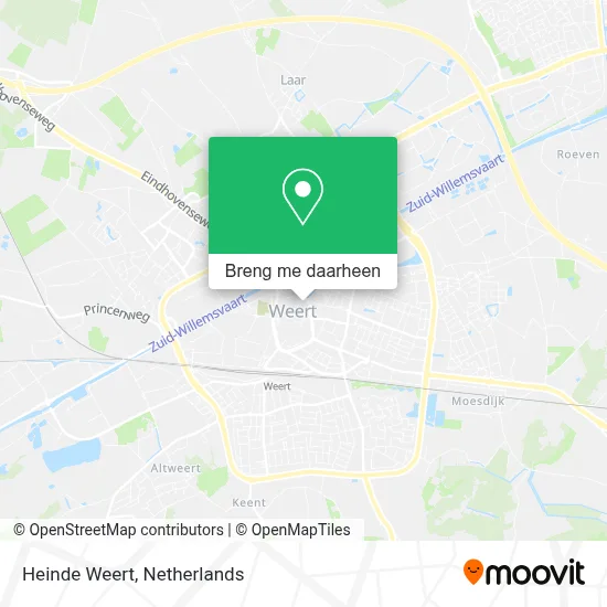 Heinde Weert kaart