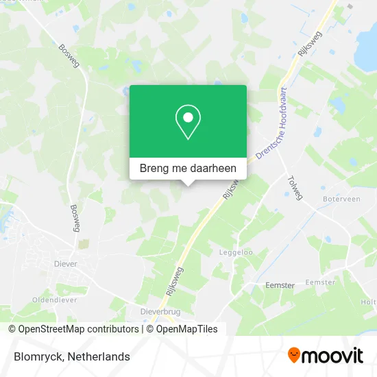 Blomryck kaart