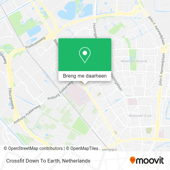 Crossfit Down To Earth kaart
