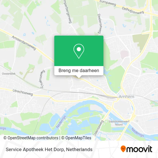 Service Apotheek Het Dorp kaart