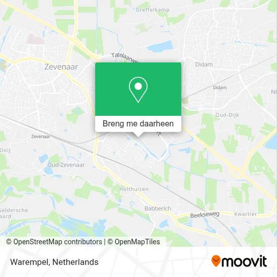 Warempel kaart