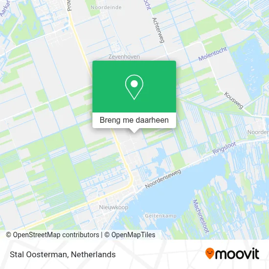 Stal Oosterman kaart