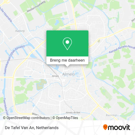 De Tafel Van An kaart