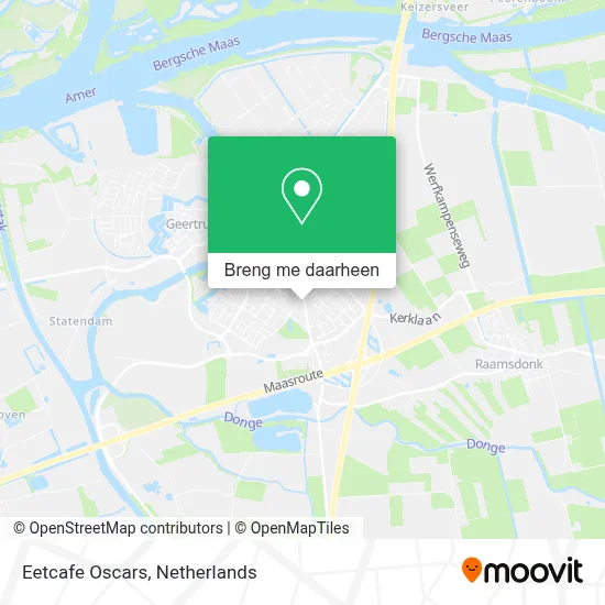 Eetcafe Oscars kaart