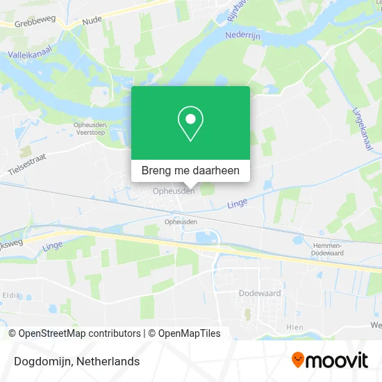 Dogdomijn kaart