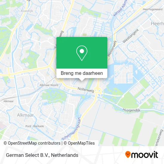 German Select B.V. kaart