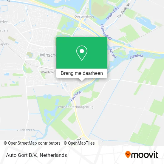 Auto Gort B.V. kaart
