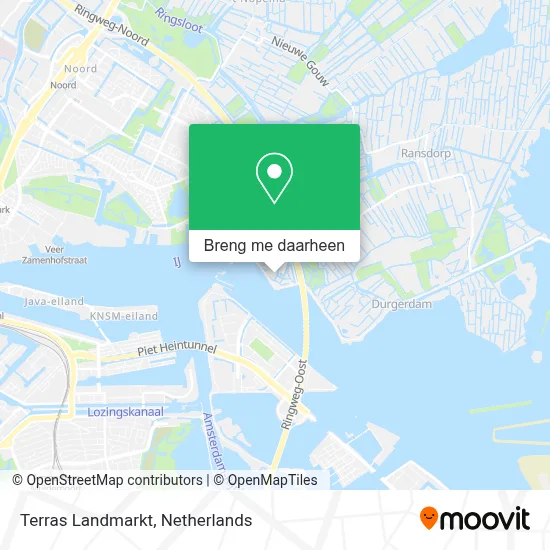 Terras Landmarkt kaart