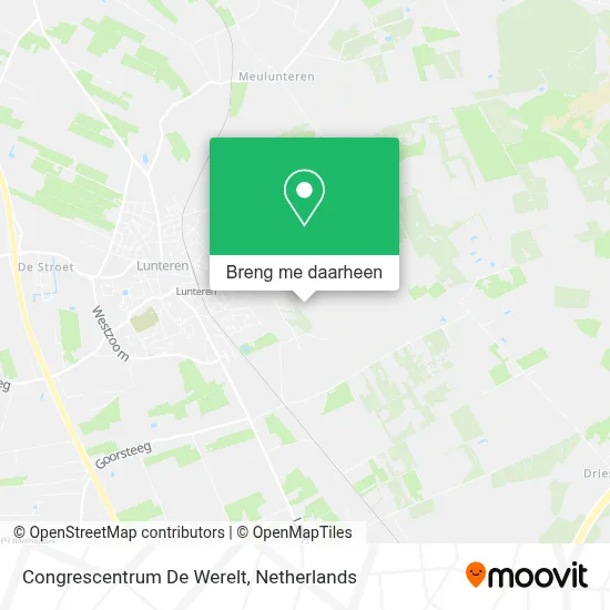 Congrescentrum De Werelt kaart