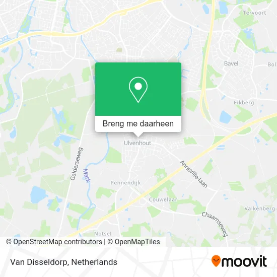 Van Disseldorp kaart