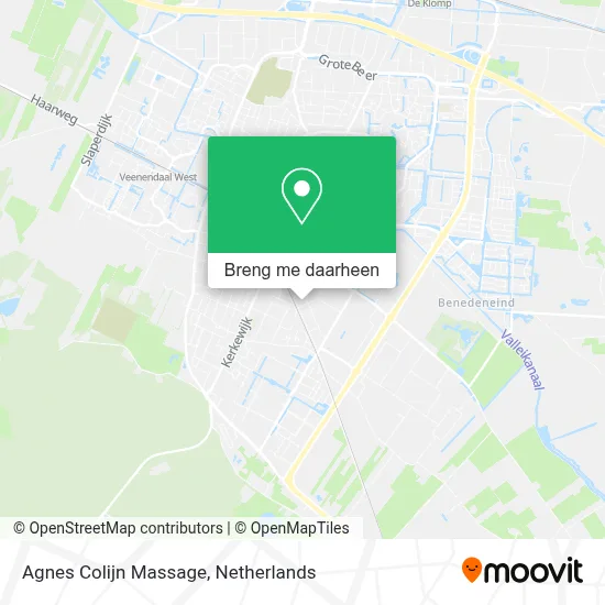 Agnes Colijn Massage kaart