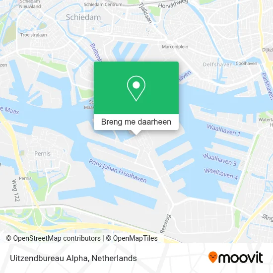 Uitzendbureau Alpha kaart