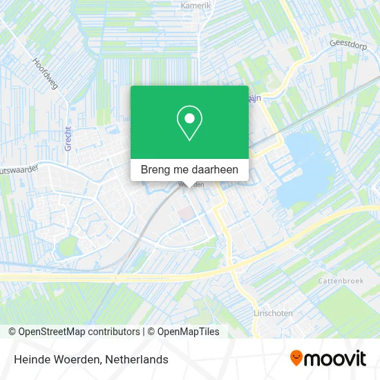 Heinde Woerden kaart