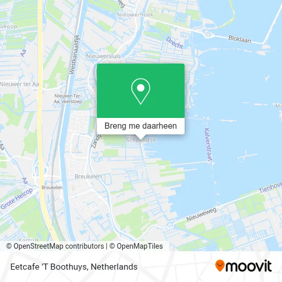 Eetcafe 'T Boothuys kaart