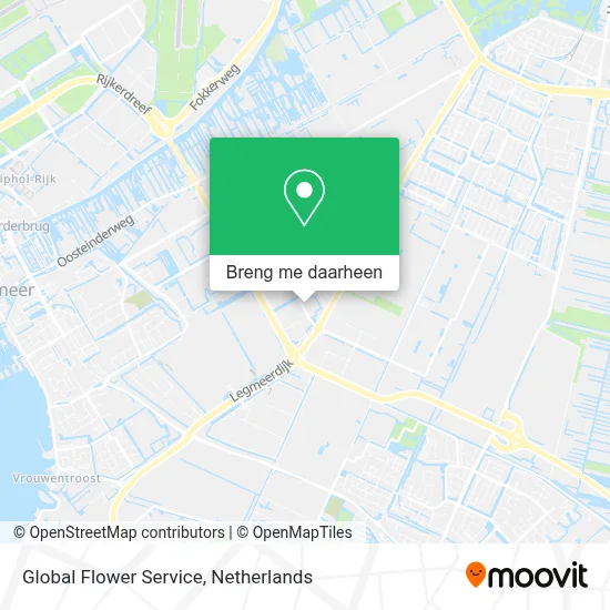 Global Flower Service kaart