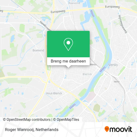 Roger Wanrooij kaart